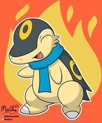  cyndaquil feral generation_2_pokemon hi_res male nintendo pokemon pokemon_(species) solo standing synge syngie 