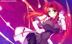  long_hair red_hair seikoku_no_dragonar shimesaba_kohada tagme_(character) 