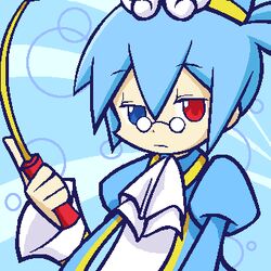  accord_sensei accord_sensei_(cosplay) cosplay crossdressing crossdressing glasses lowres madou_monogatari puyopuyo sig 