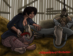  abigail_marston bonnie_macfarlane feet_first red_dead_redemption red_dead_redemption_(series) tagme thebigmansini 