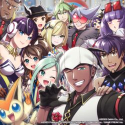  6+boys 6+girls :d acerola_(fall_2020)_(pokemon) acerola_(pokemon) alt_text black_headwear blonde_hair blunt_bangs blurry blurry_background blush breasts closed_mouth coat collared_shirt commentary dark-skinned_male dark_skin elesa_(pokemon) elesa_(sygna_suit)_(pokemon) eyelashes gloves green_eyes grin group_picture hand_up hat headband headphones hilbert_(fall_2020)_(pokemon) hilbert_(pokemon) hilda_(pokemon) hilda_(sygna_suit)_(pokemon) indoors lear_(pokemon) leon_(pokemon) leon_(sygna_suit)_(pokemon) lisia_(new_year&#039;s_2023)_(pokemon) lisia_(pokemon) lusamine_(pokemon) lusamine_(sygna_suit)_(pokemon) mono_land multiple_boys multiple_girls n_(anniversary_2021)_(pokemon) n_(pokemon) necktie official_alternate_costume official_art one_eye_closed open_mouth photobomb pokemon pokemon_(creature) pokemon_center pokemon_masters_ex purple_hair rachel_(pokemon) raihan_(anniversary_2022)_(pokemon) raihan_(pokemon) red_necktie sawyer_(pokemon_masters_ex) second-party_source selfie shirt smile sunglasses teeth tongue vest victini watermark 