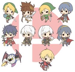  angel_wings bad_id bad_pixiv_id bat_wings blonde_hair blue_hair brown_hair chibi falchion_(fire_emblem) feathered_wings female fire_emblem fire_emblem:_mystery_of_the_emblem fire_emblem:_path_of_radiance fire_emblem_awakening galaxia_(sword) hat headband holding holding_sword holding_weapon ike_(fire_emblem) kid_icarus kid_icarus_uprising kirby_(series) koineko_(aph0310) left-handed link long_hair lucina_(fire_emblem) marth_(fire_emblem) master_sword meta_knight monado multiple_boys pit_(kid_icarus) pointy_ears ragnell red_hair robin_(female)_(fire_emblem) robin_(fire_emblem) robin_(male)_(fire_emblem) short_hair shulk_(xenoblade) smile super_smash_bros. sword the_legend_of_zelda the_legend_of_zelda:_the_wind_waker the_legend_of_zelda:_twilight_princess toon_link twintails weapon white_hair wings xenoblade_chronicles_(series) xenoblade_chronicles_1 