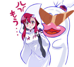  blush obake_no_q-tarou red_hair tengen_toppa_gurren-lagann tengen_toppa_gurren_lagann yoko_littner yoko_littner 