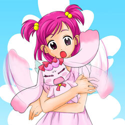  milk_(precure_5) pink_hair precure pretty_cure purple_eyes yes!_precure_5 yumehara_nozomi 