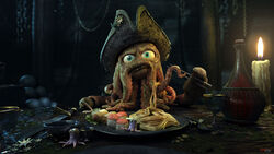 absurd_res ambiguous_gender anthro arthropod cephalopod coleoid crustacean davey_jones decapodiform disney eating food hi_res marine mollusk nightmare_fuel noodles pirates_of_the_caribbean solo soul_devouring_eyes spring_roll sushi unknown_artist wallpaper