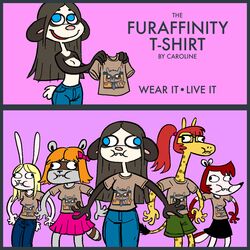 &lt;_&gt; 1:1 anthro bear bottomwear breasts canid canine clothed clothing denim denim_bottomwear denim_clothing derp_eyes domestic_ferret ellen_(lamezone) english_text eyewear featureless_breasts female fender ffff fox furaffinity giant_panda giraffe giraffid glasses group hybrid jeans jessie_(lamezone) lagomorph lamezone leporid lilly_(lamezone) lis_(lamezone) mammal mascot mondegreen mustelid musteline pandy_panda pants procyonid purple_background rabbit raccoon shirt simple_background standing tail text topless topwear trans_(lore) trans_woman_(lore) true_musteline weasel what