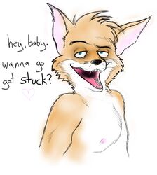 anthro canid canine english_text fox fredryk_phox male mammal paintchat simple_background solo text white_background