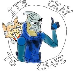 3_fingers alien anthro bioware canid canine duo electronic_arts fingers fox fox_mccloud fredryk_phox garrus_vakarian gesture hand_gesture male mammal mass_effect nintendo paintchat simple_background smile star_fox thumbs_up turian white_background