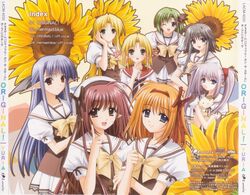  disc_cover fuyou_kaede kareha lisianthus mayumi_thyme nerine nishimata_aoi primula seifuku shigure_asa shuffle suzuhira_hiro tsubomi 