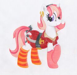 accessory belt bow_(feature) bow_accessory bow_ribbon clothing ear_piercing equid equine female footwear furgonomics hasbro horn legwear mammal my_little_pony mythological_creature mythological_equine mythology piercing pirate ribbons sabre_(disambiguation) socks solo tail tail_accessory tail_bow tail_ribbon twilightflopple unicorn