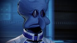 3d_(artwork) anthro bioware blue_body blue_eyes blue_skin crossover digital_media_(artwork) electronic_arts humanoid humor liara_t&#039;soni male mass_effect meme nickelodeon nightmare_fuel screencap solo spengbab spongebob_squarepants squidward_tentacles third-party_edit unknown_artist what