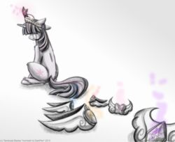 2013 black_and_white bodily_fluids crown crying cutie_mark elements_of_harmony equid equine female feral friendship_is_magic fur hair hasbro headgear horn inuhoshi-to-darkpen jewelry mammal monochrome my_little_pony mythological_creature mythological_equine mythology necklace sitting solo tears twilight_sparkle_(mlp) unicorn upset