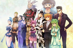  botobai_gigante character_request cheadle_yorkshire clook_(hunter_x_hunter) cluck gell_(hunter_x_hunter) geru ginta ginta_(hunter_x_hunter) guru highres hunter_x_hunter kaizan kanzai_(hunter_x_hunter) kurapika leorio mizaistom mizaistom_nana piyon saccho saccho_kobayakawa saiyu_(hunter_x_hunter) saiyuu 