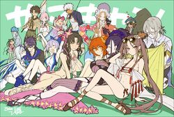  5boys 6+girls abigail_williams_(fate) abigail_williams_(swimsuit_foreigner)_(fate) abigail_williams_(swimsuit_foreigner)_(third_ascension)_(fate) ahoge archer_(fate) archer_(summer_casual)_(fate) armpits arms_up bare_shoulders bikini black_cat black_hair black_one-piece_swimsuit black_shirt black_shorts blonde_hair blue_bow blue_eyes blue_hair blue_headwear blue_one-piece_swimsuit blue_scarf blue_shirt blush bonnet bow bracelet braid breasts brown_eyes brown_hair brynhildr_(fate) brynhildr_(swimsuit_berserker)_(fate) brynhildr_(swimsuit_berserker)_(first_ascension)_(fate) butterfly_net cape chest_tattoo chinese_clothes cleavage closed_eyes collarbone covered_navel dark-skinned_male dark_skin dress_swimsuit earrings eyewear_on_head facial_mark fate/grand_order fate_(series) feline fishing_rod flower forehead forehead_mark fujimaru_ritsuka_(female) fujimaru_ritsuka_(male) fujimaru_ritsuka_(male)_(chaldea_pathfinder) gladiator_sandals glasses gold_trim green_background green_shorts grey_hair hair_between_eyes hair_flower hair_ornament hair_over_one_eye hair_scrunchie hair_stick hair_up hairbow hand_net hans_christian_andersen_(adult)_(fate) hans_christian_andersen_(fate) hat highleg highleg_swimsuit highres illyasviel_von_einzbern illyasviel_von_einzbern_(swimsuit_archer) illyasviel_von_einzbern_(swimsuit_archer)_(second_ascension) inflatable_armbands innertube jewelry large_breasts legs light_purple_hair long_hair looking_at_viewer mash_kyrielight mash_kyrielight_(swimsuit_of_perpetual_summer_ver.02) medium_breasts miniskirt mole mole_under_eye multicolored_hair multiple_boys multiple_earrings multiple_girls murasaki_shikibu_(fate) murasaki_shikibu_(swimsuit_rider)_(fate) murasaki_shikibu_(swimsuit_rider)_(first_ascension)_(fate) navel necklace official_alternate_costume one-piece_swimsuit one_side_up open_clothes open_shirt orange_eyes orange_hair parted_bangs pearl_bracelet pearl_necklace pink_hair ponytail prince_of_lan_ling_(eastern_socialite_attire)_(fate) prince_of_lan_ling_(fate) purple_eyes purple_hair red_bow red_one-piece_swimsuit robe sandals sarong scarf scout_uniform scrunchie see-through sessyoin_kiara sessyoin_kiara_(lily) sessyoin_kiara_(swimsuit_mooncancer) sessyoin_kiara_(swimsuit_mooncancer)_(first_ascension) shell shell_necklace shirt short_hair short_ponytail short_sleeves shorts sidelocks sigurd_(fate) sigurd_(memories_with_my_lover)_(fate) sitting skirt small_breasts smile star_(symbol) star_print streaked_hair sunglasses swim_ring swimsuit tattoo thigh_strap thighs tied_hair tomoe_gozen_(fate) tomoe_gozen_(swimsuit_saber)_(fate) tomoe_gozen_(swimsuit_saber)_(first_ascension)_(fate) translation_request twin_braids twintails two-tone_swimsuit very_long_hair visor_cap wada_arco white_bikini white_bow white_hair white_headwear white_one-piece_swimsuit white_shirt xu_fu_(fate) yellow_eyes yu_mei-ren_(fate) yu_mei-ren_(swimsuit_lancer)_(fate) 