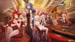  animal_ears aqua_eyes bianka_durandal_ataegina black_hair blonde_hair blue_eyes blush breasts brown_hair bunny_ears bunnygirl cleavage criin_(659503) fu_hua gray_hair group honkai_impact kiana_kaslana leotard logo long_hair murata_himeko pantyhose pink_hair ponytail purple_eyes raiden_mei red_eyes red_hair rita_rossweisse seele_vollerei short_hair tail theresa_apocalypse thighhighs white_hair yae_sakura yellow_eyes 