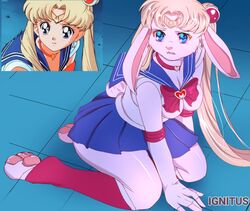  alternate_species anthro anthrofied asian_clothing clothing digital_media_(artwork) east_asian_clothing female ibispaint_(artwork) ignitus_(artist) japanese_clothing japanese_school_uniform lagomorph leporid mammal rabbit sailor_moon_(series) school_uniform serafuku solo uniform 