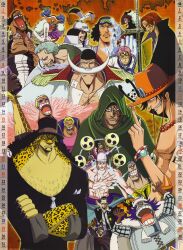  ao_kiji bartholomew_kuma bellamy coby don_krieg donquixote_doflamingo dracule_mihawk eneru kaku_(one_piece) kuro_(one_piece) marshall_d_teach monkey_d_dragon one_piece pandaman portgas_d_ace rob_lucci sengoku shanks smoker spandam wapol 