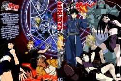  alphonse_elric edward_elric envy fullmetal_alchemist lust roy_mustang scar wrath 