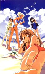  akamatsu_ken aoyama_motoko bikini kaolla_su konno_mitsune love_hina maehara_shinobu narusegawa_naru sarah_mcdougal school_swimsuit swimsuits 