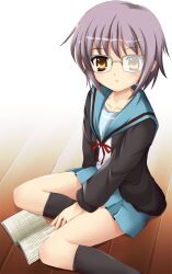  astral_trip megane nagato_yuki seifuku suzumiya_haruhi_no_yuuutsu tomusooya 