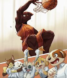  2021 anthro anthrofied basketball bird_dog bulldog canid canine canis chase_(paw_patrol) closed_eyes clothed clothing cockapoo dalmatian domestic_dog english_bulldog female german_shepherd group herding_dog hi_res hunting_dog igaragi labrador male mammal marshall_(paw_patrol) mastiff mixed_breed molosser open_mouth open_smile pastoral_dog paw_patrol retriever rocky_(paw_patrol) rubble_(paw_patrol) school_uniform skye_(paw_patrol) smile uniform zuma_(paw_patrol) 