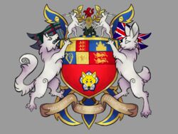  2022 4:3 ambiguous_gender antlers blue_eyes canid canine canis claws coat_of_arms crest_(heraldry) deer empty_eyes felid feral flag flower fur group harp horn lagomorph latin_text leicester_city_fc leporid lion looking_at_viewer mammal musical_instrument pantherine plaid plant plucked_string_instrument rabbit string_instrument symbol symrea tagme tail text union_jack white_body white_fur wolf 