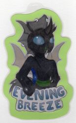  arthropod badge black_body blue_eyes changeling evening_breeze exoskeleton facial_scar feral friendship_is_magic hasbro hi_res hole_(anatomy) hooves insect_wings male my_little_pony piercing quadruped ruef scar solo wings 