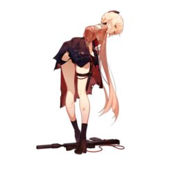  ask_(askzy) bent_over black_gloves black_hakama boots closed_mouth clothes_lift damaged defeat female floral_print from_behind full_body girls&#039;_frontline gloves gun hakama hakama_lift hakama_skirt half_gloves high-waist_skirt high_heel_boots high_heels holster japanese_clothes lifting_own_clothes long_hair looking_at_viewer looking_back meiji_schoolgirl_uniform official_alternate_costume official_art orange_eyes ots-14_(flurry_of_petals)_(girls&#039;_frontline) ots-14_(girls&#039;_frontline) pink_hair ribbon rifle skirt skirt_lift sniper_rifle solo thigh_holster torn_clothes torn_hakama torn_skirt transparent_background very_long_hair weapon 