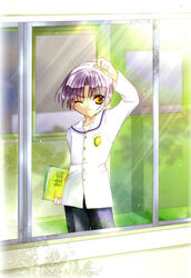  1boy highres higuchi_kotarou koge_donbo male_focus one_eye_closed pita_ten school_uniform solo 