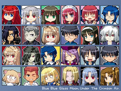  6+boys 6+girls aozaki_aoko arcueid_brunestud arima_miyako blonde_hair chaccu chibi ciel_(tsukihime) everyone hisui_(tsukihime) icon_(computing) inui_arihiko kishima_kouma kohaku_(tsukihime) len_(tsukihime) melty_blood michael_roa_valdamjong multiple_boys multiple_girls nanako_(melty_blood) nanaya_shiki neco-arc nrvnqsr_chaos pointy_ears red_hair sion_eltnam_atlasia tohno_akiha tohno_shiki tohno_shiki_(2) tsukihime wallachia white_len_(tsukihime) yumizuka_satsuki 