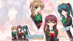  kawagoe_rei key little_busters! nakamura_yukari seifuku wallpaper watanabe_sakiko 