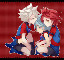  3boys atsuishi_shigeto burn gazel heat_(inazuma_eleven) inazuma_eleven inazuma_eleven_(series) lowres multiple_boys nagumo_haruya suzuno_fuusuke yaoi 