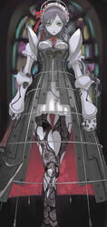  android ashlotte_maedel drill_hair female gothic_lolita lolita_fashion metal_skin robot solo soulcalibur tea_(nakenashi) 