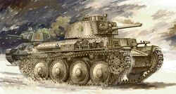  cannon caterpillar_tracks commentary_request decal emblem flag girls_und_panzer insignia military military_vehicle motor_vehicle no_humans ooarai_(emblem) panzerkampfwagen_38(t) pravda_(emblem) sdkfz221 smoke snow t-34 tank tundra turtle vehicle_focus white_flag 