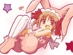  9law animal_ears bad_id bad_pixiv_id dear_baby female rabbit_ears shugo_chara! solo thighhighs yuiki_yaya 