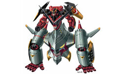  arc_gurren-lagann armor artist_request devil_gundam gundam gurren-lagann helmet machinery mecha no_humans parody photoshop_(medium) robot tengen_toppa_gurren_lagann weapon 