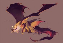  2019 ambiguous_gender claws digital_media_(artwork) dragon feral fur furred_dragon furred_scalie hi_res horn kassillea membrane_(anatomy) membranous_wings model_sheet mythological_creature mythological_scalie mythology scalie shaded simple_background soft_shading solo tail wings yellow_body yellow_fur 