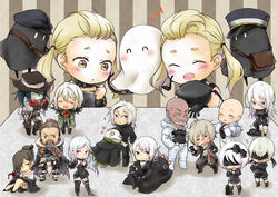  chibi gua nier_(character) nier_automata nier_gestalt nier_reincarnation nier_replicant yorha_no.2_type_b yorha_no._9_type_s yorha_type_a_no._2 