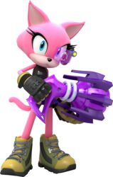  3d_(artwork) absurd_res alpha_channel anthro biped blue_eyes bodysuit bottomwear clothing custom_character_(sonic_forces) digital_media_(artwork) domestic_cat eyewear felid feline felis female footwear fuchsia_the_cat fur gloves handwear hi_res mammal official_art pink_body pink_fur sega shoes simple_background skinsuit skirt solo sonic_forces sonic_the_hedgehog_(series) tight_clothing transparent_background unknown_artist wispon 