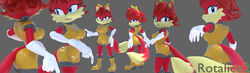  3d_(artwork) absurd_res anthro archie_comics armwear ass blue_eyes boots breasts canid canine clothed clothing curvy_figure digital_media_(artwork) dipstick_tail elbow_gloves female fiona_fox footwear fox fur gloves grey_background hair handwear hi_res looking_back mammal markings multicolored_tail red_body red_fur red_hair rotalice2 sega shirt simple_background solo sonic_the_hedgehog_(archie) sonic_the_hedgehog_(comics) sonic_the_hedgehog_(series) tail tail_markings topwear unfinished 