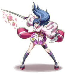  bm03 commentary_request female flower shishidou_takane solo sora_wo_kakeru_shoujo sword weapon 