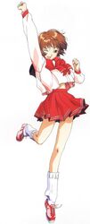  artist_request brown_hair female loose_socks nagaoka_shiho school_uniform socks solo to_heart to_heart_(series) 