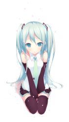  hatsune_miku mogu tagme thighhighs vocaloid 