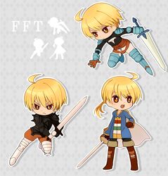  blonde_hair brown_eyes final_fantasy final_fantasy_tactics kusakari ramza_beoulve 