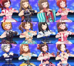  abe_nana anastasia_(idolmaster) animated animated bouncing_breasts houjou_karen idolmaster idolmaster_cinderella_girls idolmaster_cinderella_girls_starlight_stage igarashi_kyouko kamiya_nao kawashima_mizuki maekawa_miku miyamoto_frederica sagisawa_fumika sakuma_mayu tagme totoki_airi yorita_yoshino 