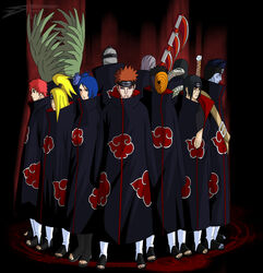  6+boys akatsuki_uniform amegakure_symbol black_eyes black_hair blonde_hair blue_eyes blue_flower blue_hair blue_rose blue_skin breasts brown_eyes cloak colored_skin deidara_(naruto) ear_piercing everyone eyeshadow female flower forehead_protector gills green_hair grey_hair hair_bun hair_flower hair_ornament hair_over_one_eye hidan_(naruto) highres hoshigaki_kisame huge_weapon iwagakure_symbol jewelry kakuzu_(naruto) kirigakure_symbol konan_(naruto) konohagakure_symbol lip_piercing long_hair makeup mask medium_breasts monster_boy multiple_boys naruto_(series) naruto_shippuuden ninja nose_piercing orange_hair orochimaru_(naruto) otoko_no_ko pain_(naruto) photoshop_(medium) piercing plant_boy purple_eyes red_eyes red_hair ring rinnegan rose sasori_(naruto) scythe self-upload shark_boy short_hair single_hair_bun snake spiked_hair standing stiky_finkaz sword third-party_edit tobi_(naruto) topknot uchiha_itachi vector_trace watermark weapon white_snake yellow_eyes zetsu_(naruto) 