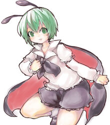  antennae bad_id bad_pixiv_id cape female green_eyes green_hair rocb short_hair solo touhou wriggle_nightbug 