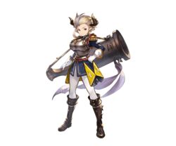  anissida armor blonde_hair blue_eyes boots breastplate cannon detached_sleeves draph epaulettes female full_body gloves granblue_fantasy hand_on_own_hip horns knee_boots light_purple_hair looking_at_viewer minaba_hideo multicolored_hair official_art pants pointy_ears short_hair smile solo standing transparent_background uniform weapon white_gloves 