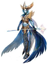  armor artist_request concept_art dwayna female guild_wars_(series) guild_wars_1 highres official_art photoshop_(medium) solo 