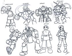  armor bandit_(mario) baseball_bat baseball_glove bat_(object) clothing egg energy_ball english_text equipment featureless_(disambiguation) female gloves group grunt_(mario) handwear male mario_bros mask mutantnight nintendo not_furry shyguy slugger_(mario) snifit spikes sport text yoshi&#039;s_island yoshi_egg zeus_guy 